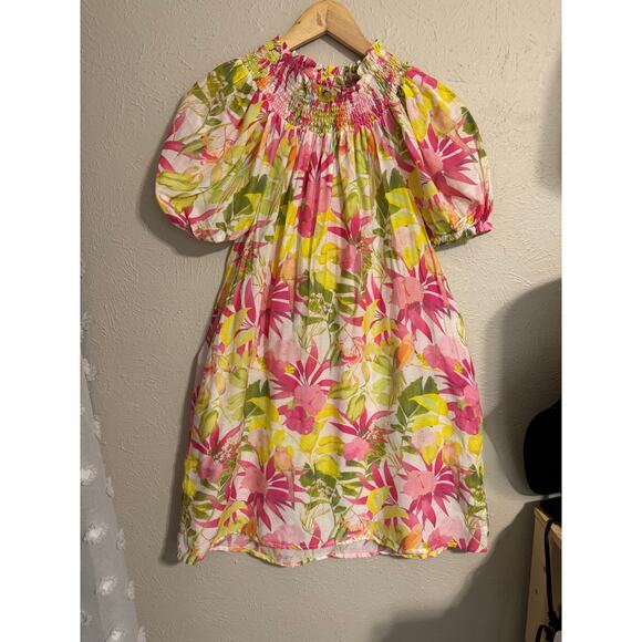 Roller Rabbit Ainsley  Floral Dress Small - Picture 1 of 7